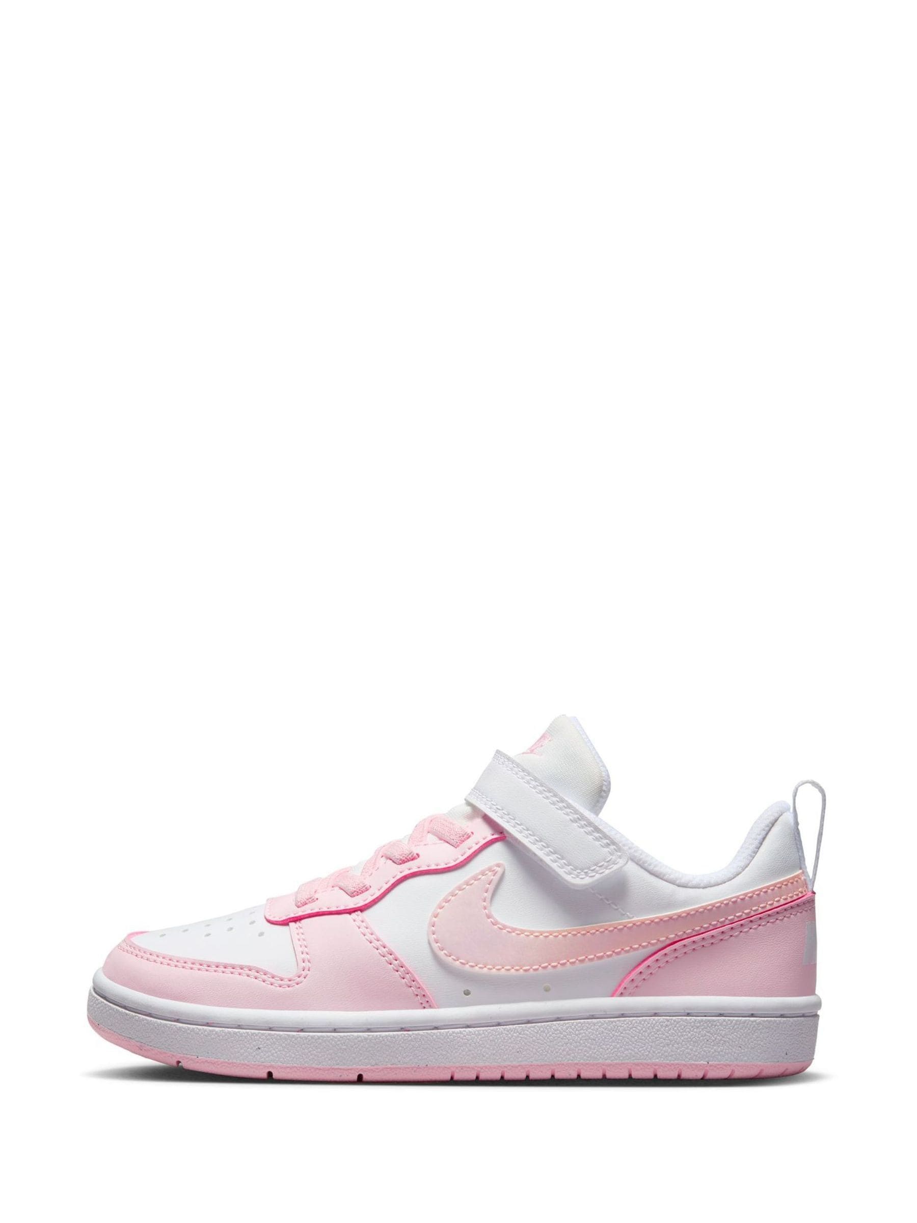 Wit/roze - Nike - Lage Junior Court Borough Recraft sneakers