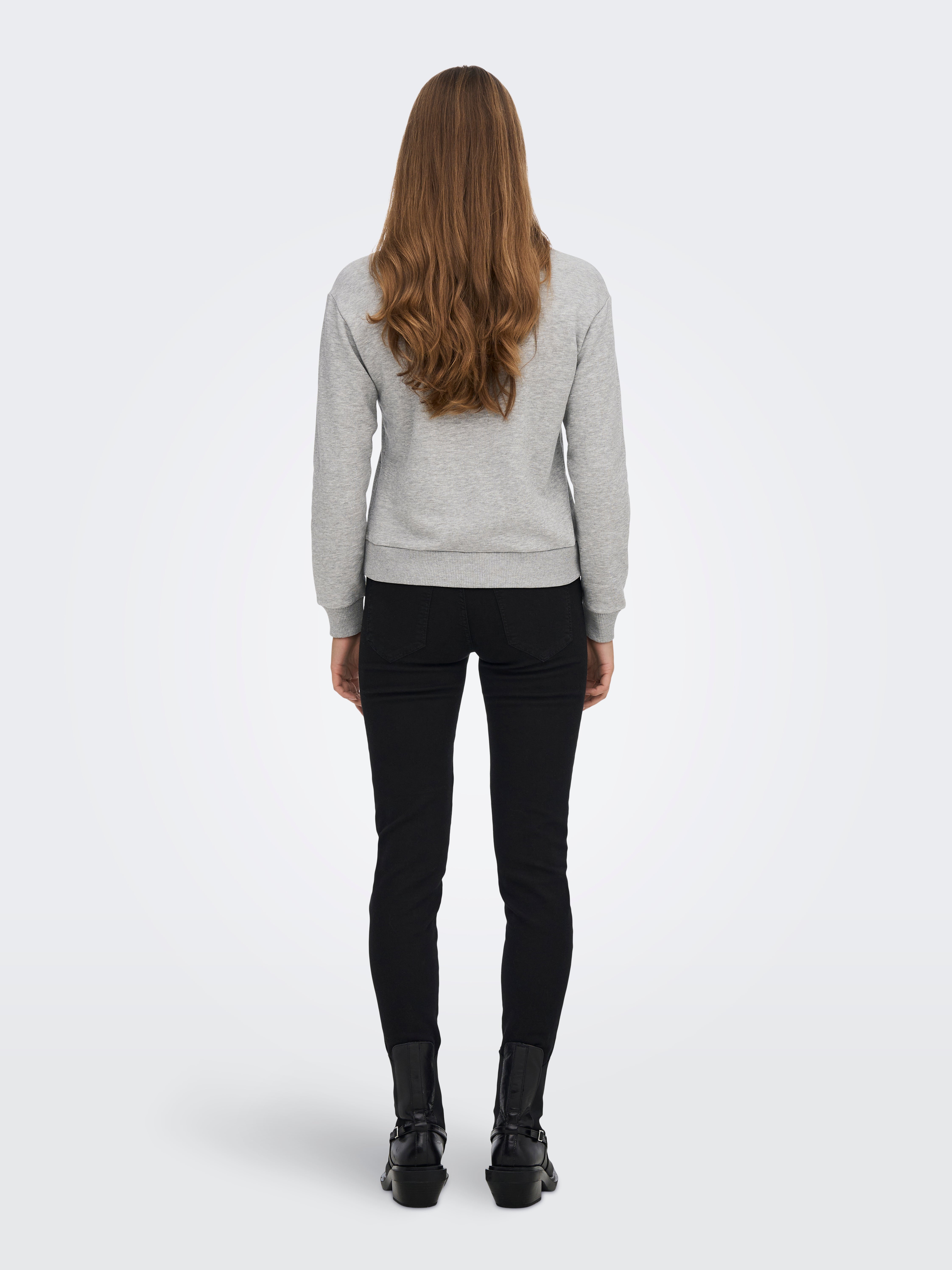 JDYPARIS Sweatshirt Light Grey Melange