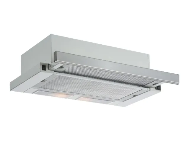 SILVERLINE Luna SL 1116 - Hætte - teleskopisk - bredde: 60 cm - dybde: 30.5 cm - udtrækning og recirkulation (-) - hvid