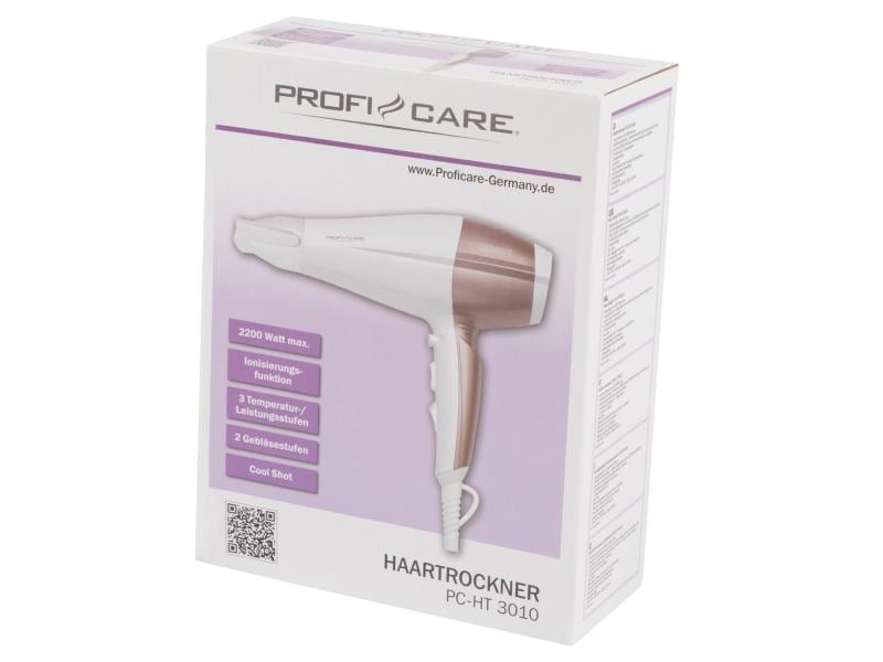 Profi Care Haartrockner PC-HT 3010 Weiss / Champagner Föhn