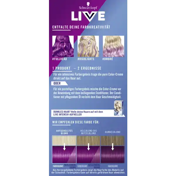 Ultra Brights Haarfarbe 094 Purple Punk