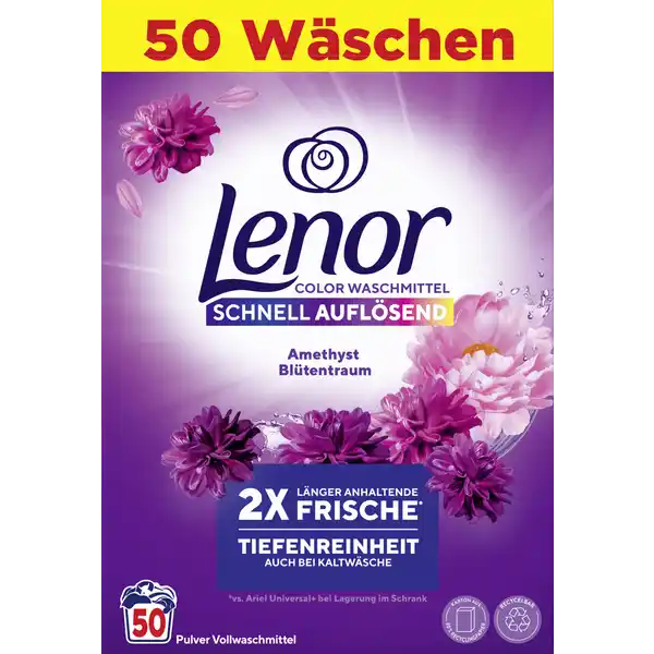 Colorwaschmittel Pulver Amethyst 50 WL