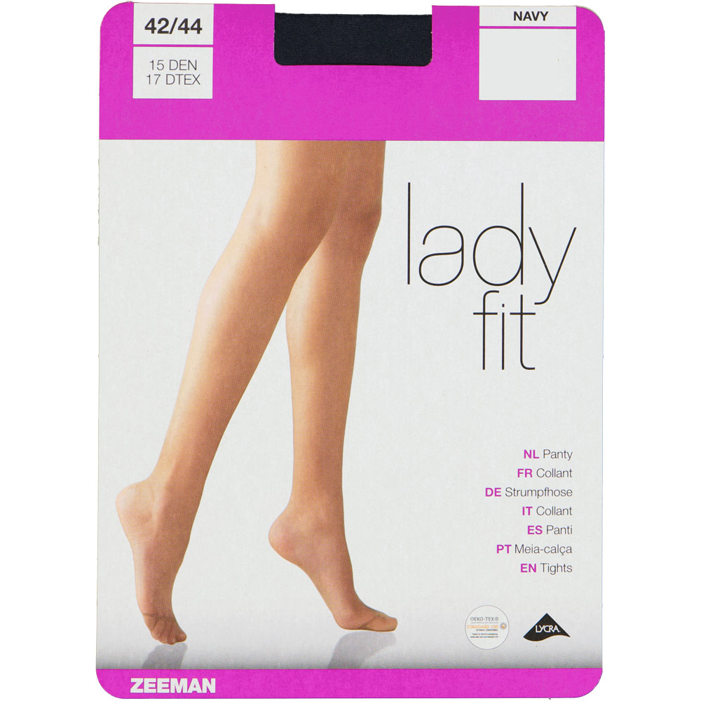 Lady Fit Panty 15 den Stretch Navy kopen? Goed en goedkoop