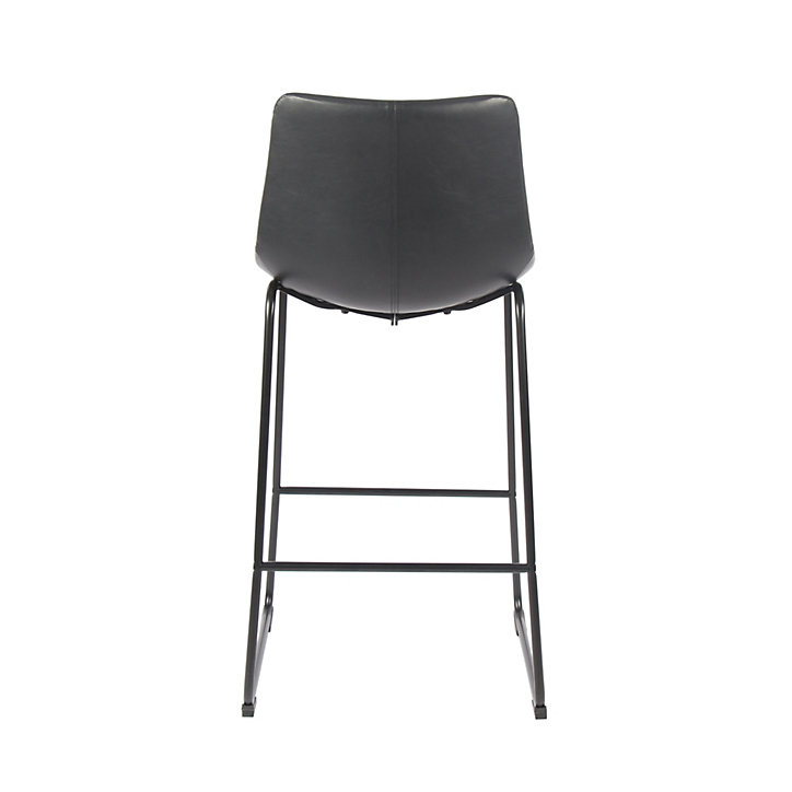 Tabouret de bar GoodHome Mirasol noir