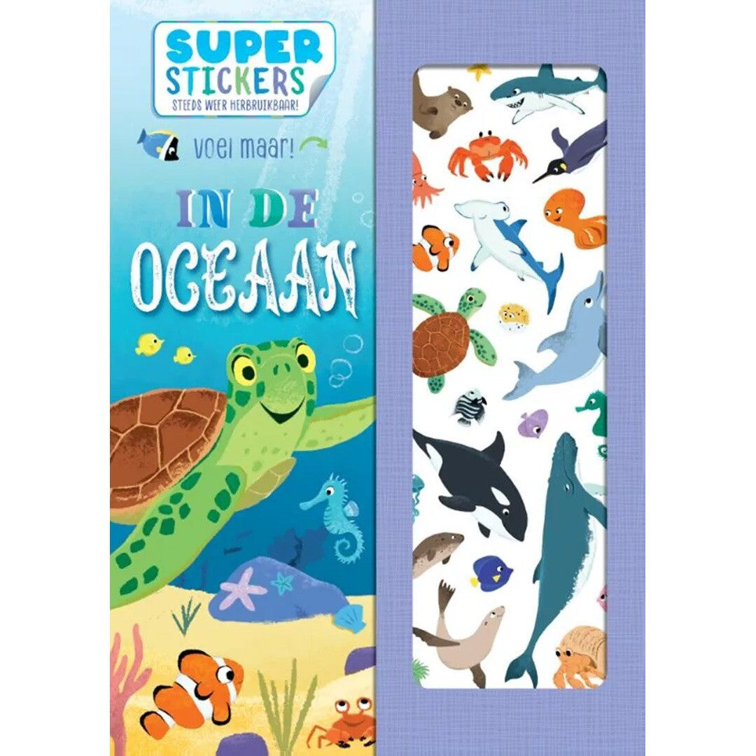 Uitgeverij rebo superstickers in de oceaan