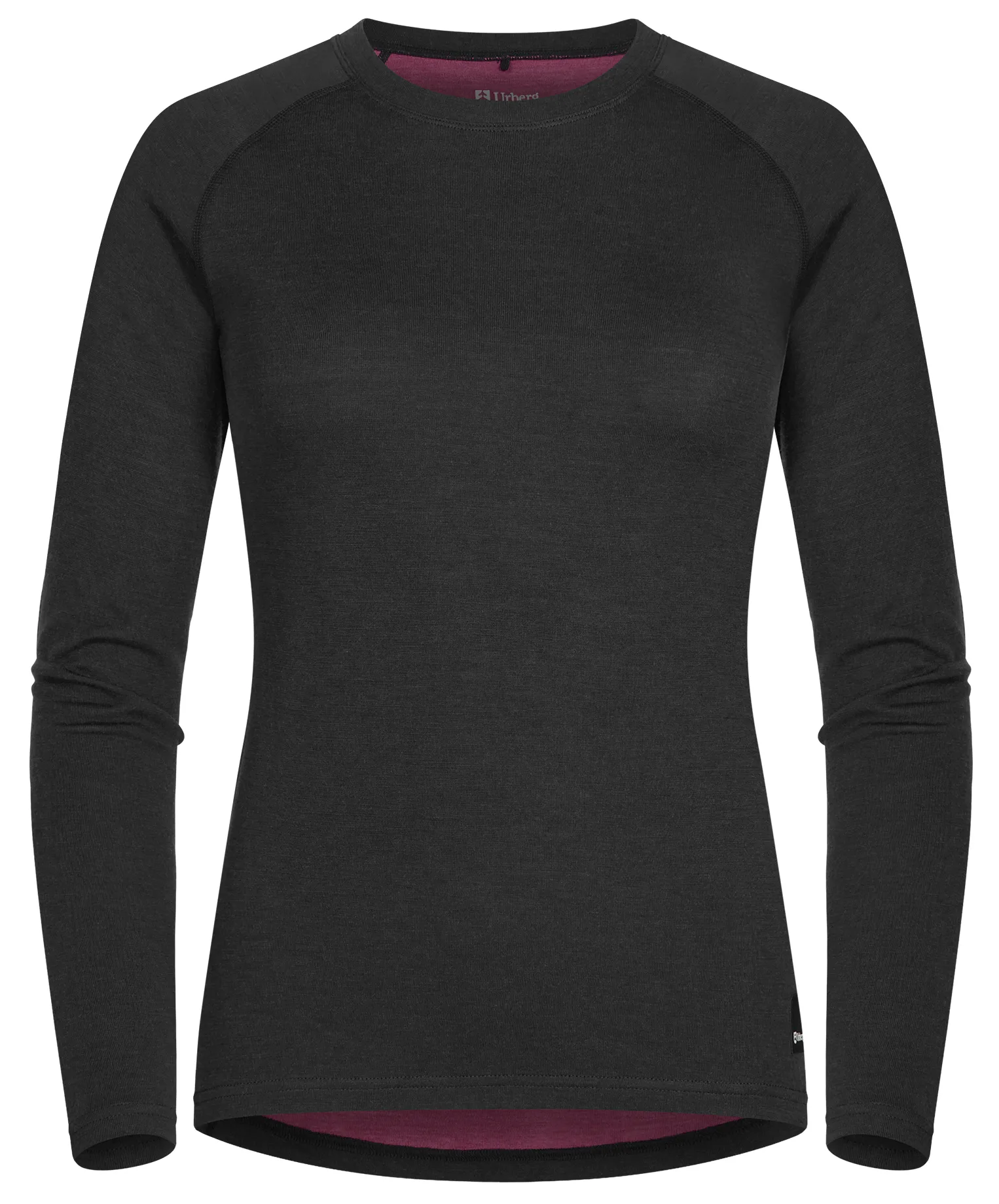 Urberg Merino-Bamboo Base Layer Top Wmn Black/Purple