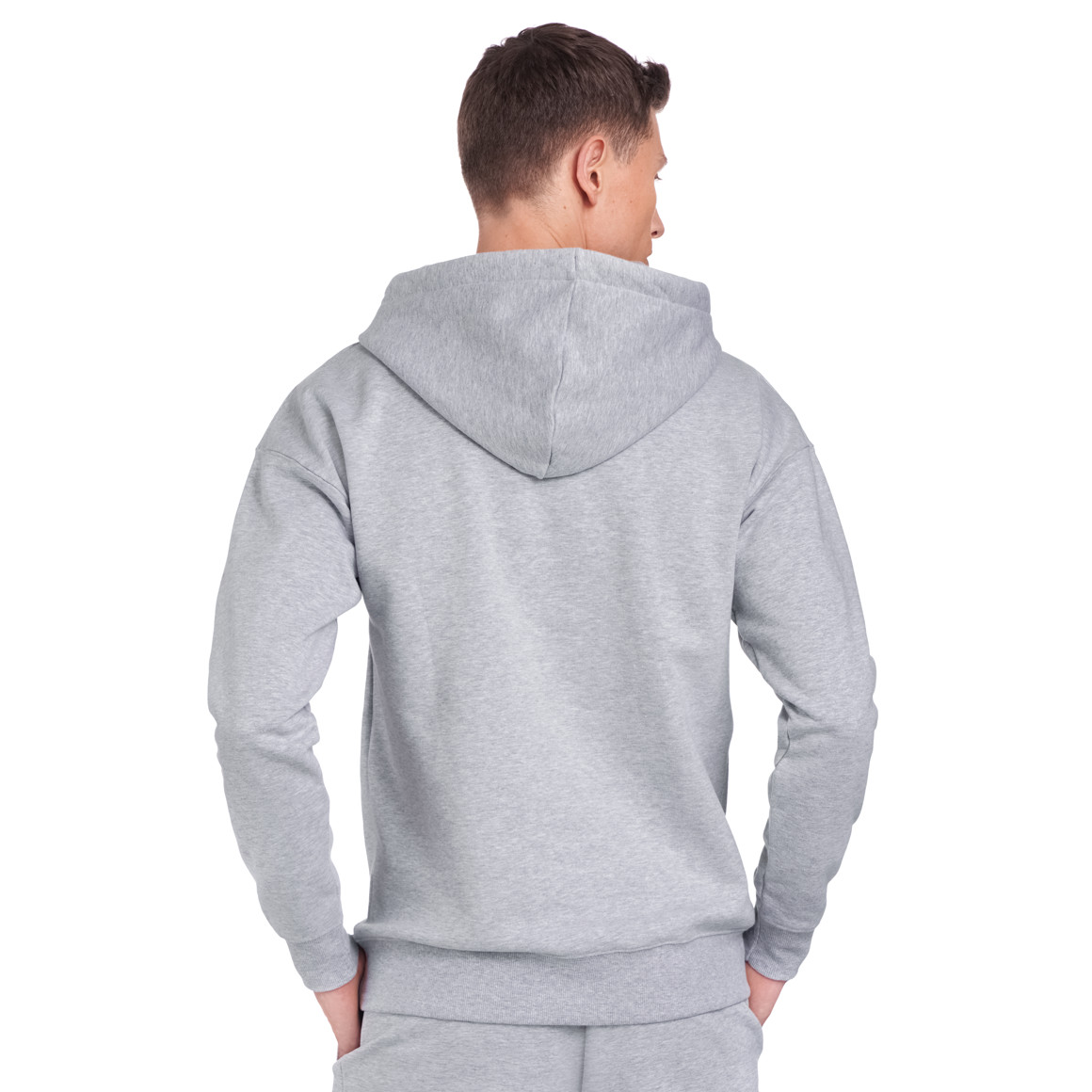 Jonas Nielsen Peanuts Hoodie mit Stickerei hellgrau
