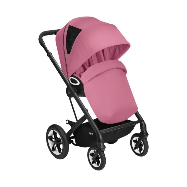 Cybex Talos S Lux Kinderwagen - Black - Magnolia Pink / Purple