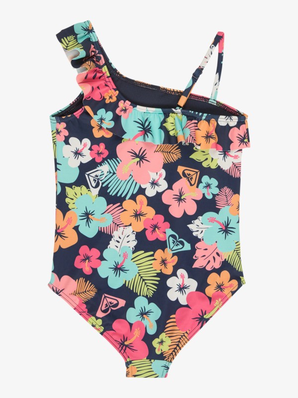 Morning Flower One-Piece Maillot de bain une pièce Bleu Fille 2-7 ans