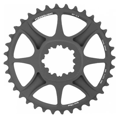 PLATEAU VTT DIRECT MOUNT POUR SRAM XX1-X01 STRONGLIGHT HT3 MONO 36DTS NOIR ALU 12V. (DEPORT 6mm)