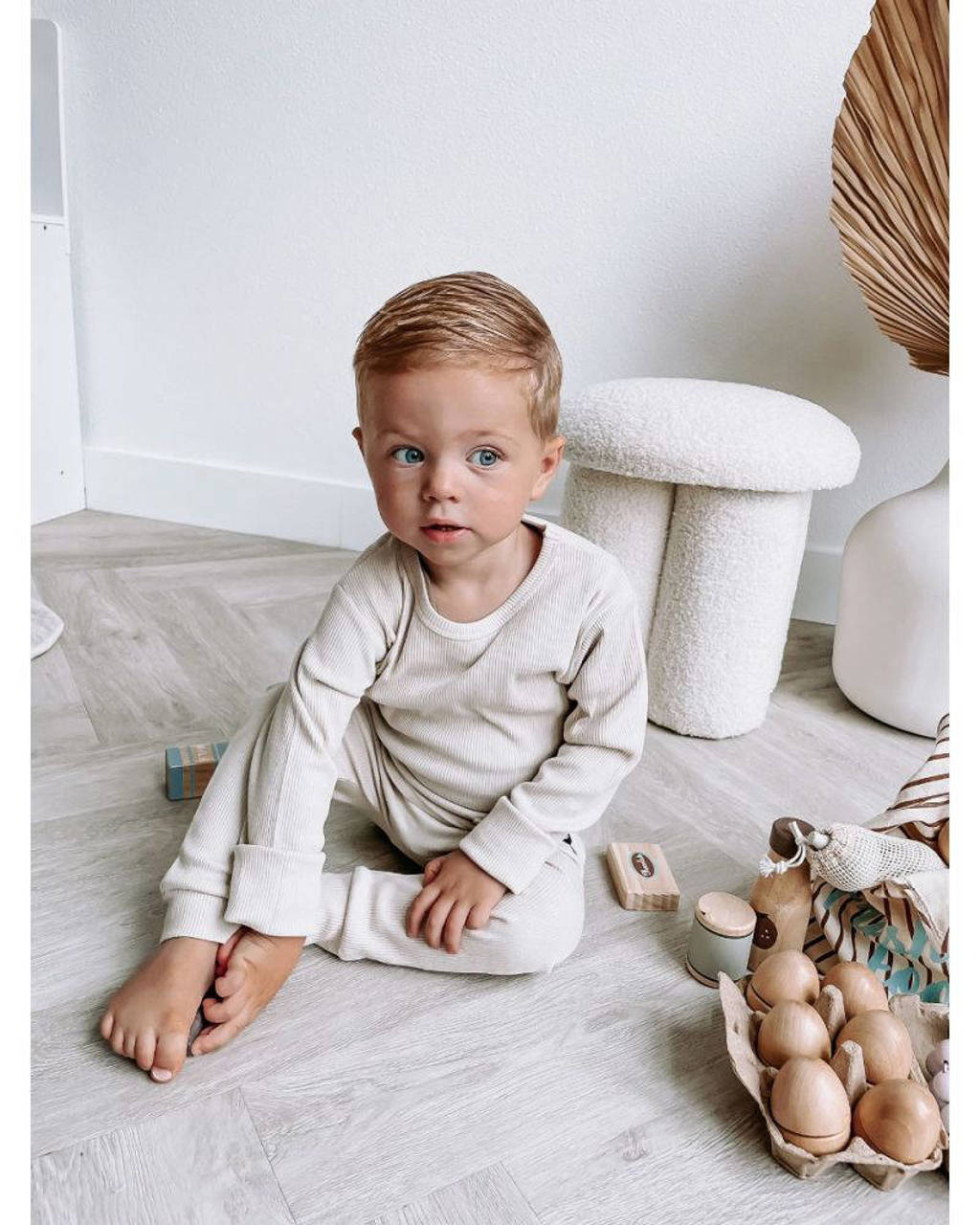 Babystyling baby broek beige
