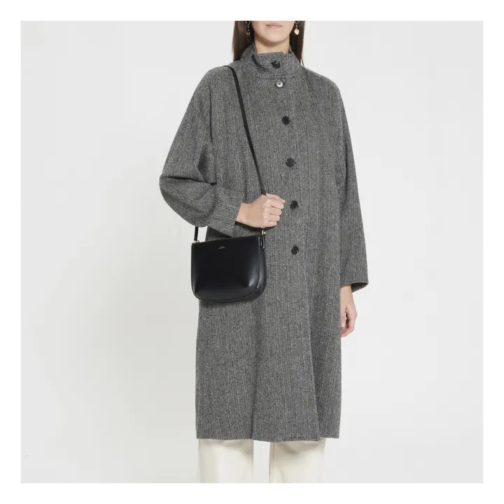 A.P.C. Sac Sarah Cuir Lisse | Noir