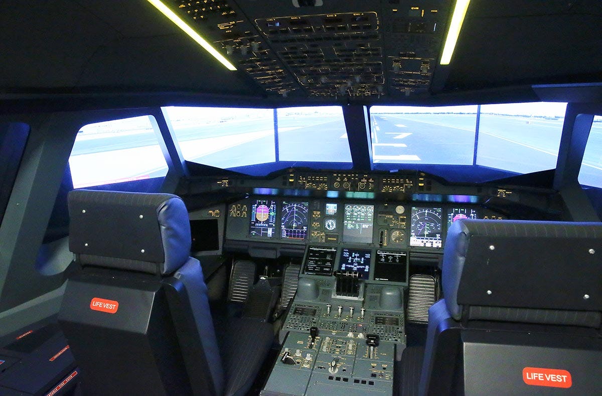 Flugsimulator Gensingen (A380 - Business)