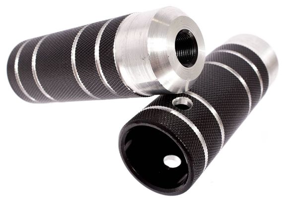 BMX PEGS COP ENFANTS NOIR ALU 14MM KHEBIKES