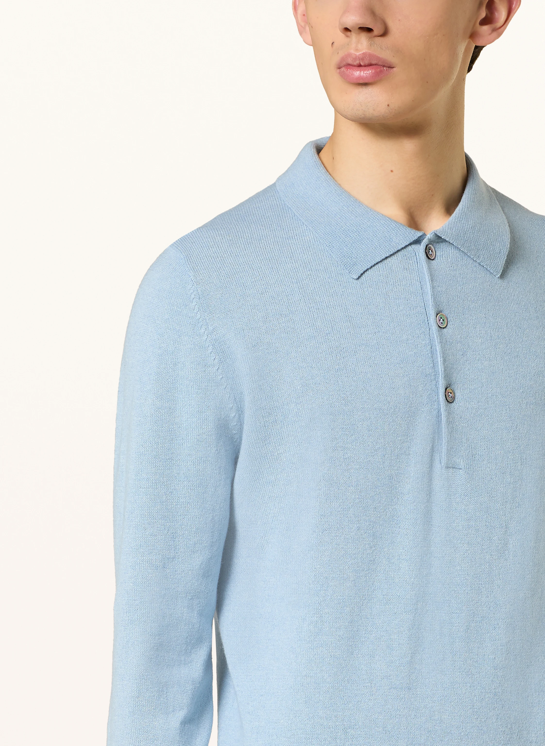 FTC CASHMERE Strick-Poloshirt