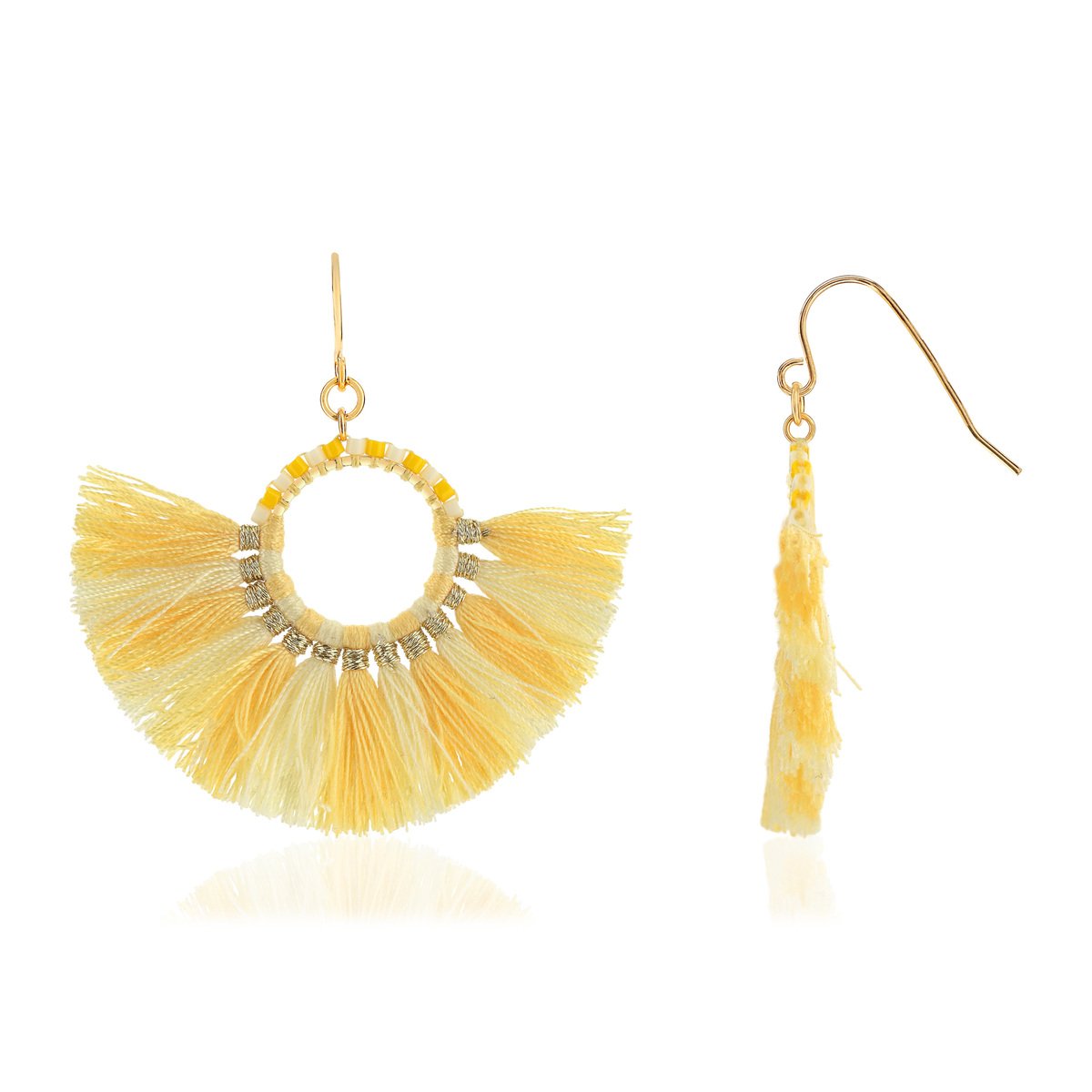 Boucles d'oreilles fantaisie perles imitation