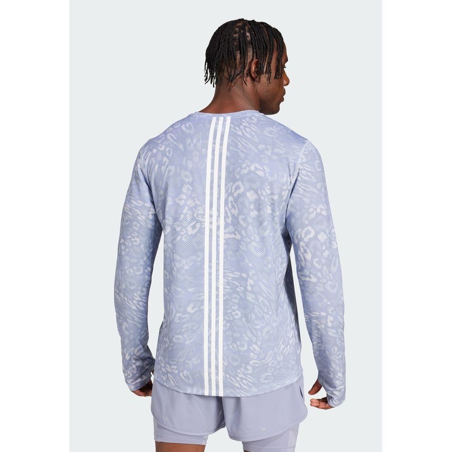 Adidas T-shirt à manches longues Own the Run CLIMACOOL 3 bandes