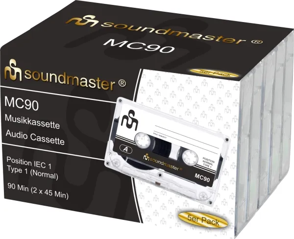 Soundmaster MC90, 90 min., 5 stk