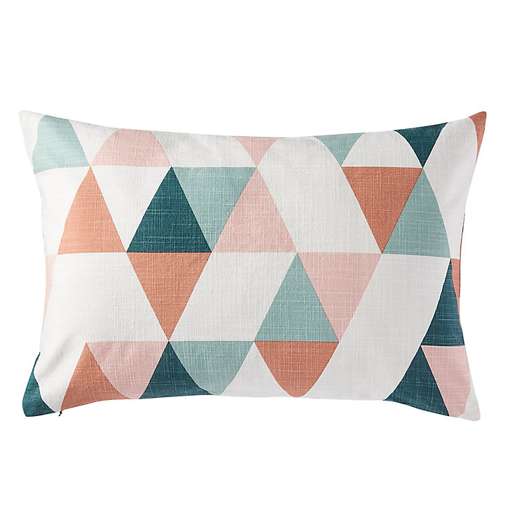 Coussin Rima L.60 x l.40 cm terracotta GoodHome