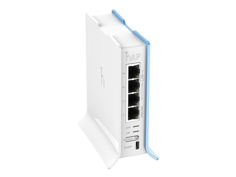 MikroTik Access Point RB941-2nD-TC, hAP-Lite TC Kompakter Access-Point mit Standfuss