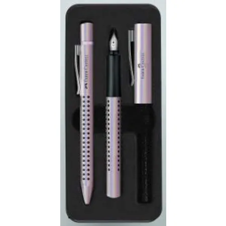 Faber-Castell Füller/Kugelschreiber Set Grip Edition Glam pearl