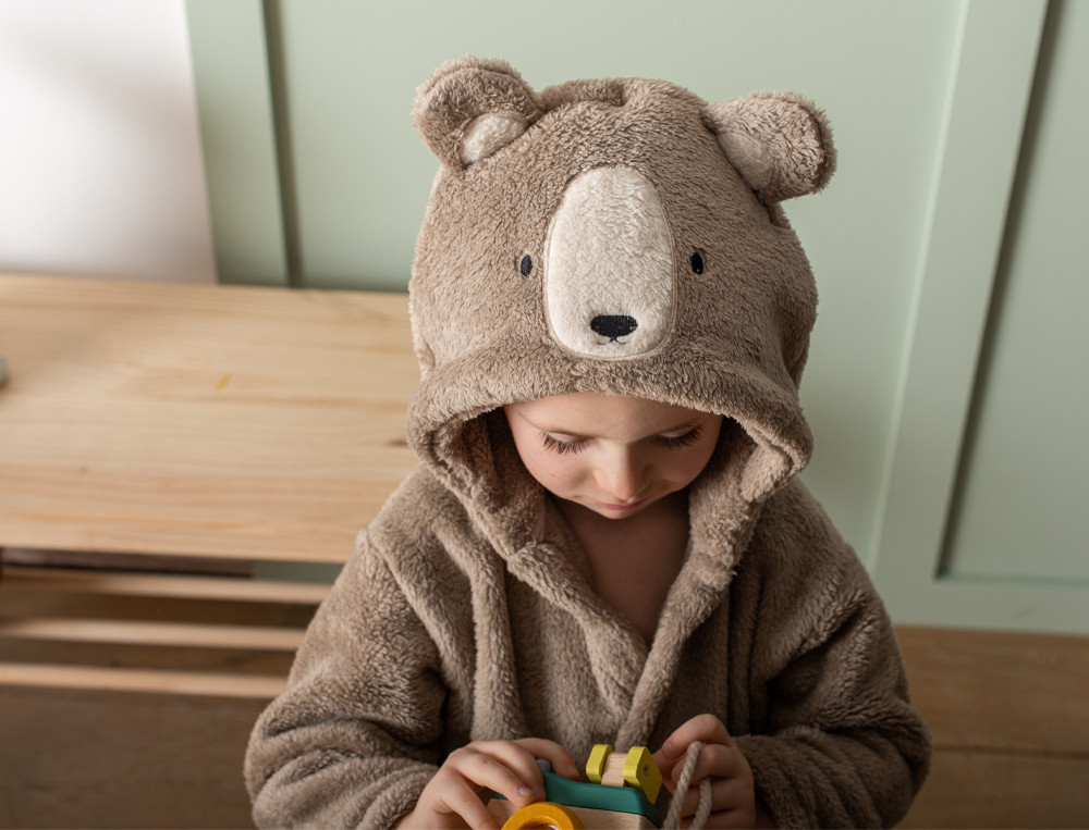 Peignoir ours enfant-Les Z'amis