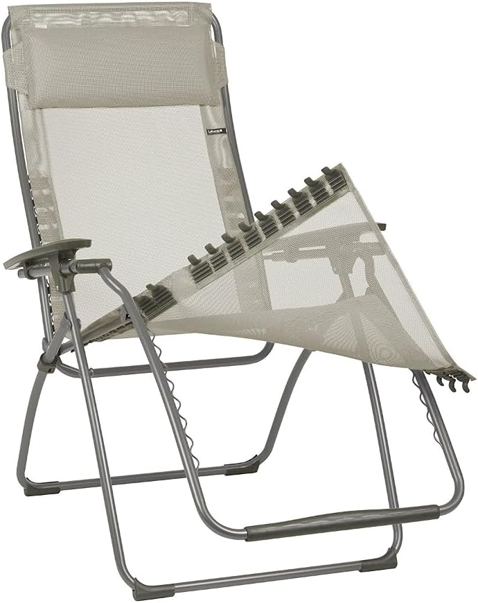 Lafuma Futura Clippe XL Sesselbezug - Grau, Wasserfest, Polyester, Terre