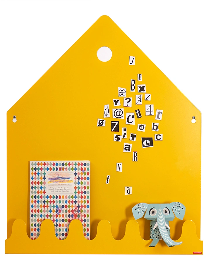 Wandregal VILLAGE (45x58) magnetisch in gelb