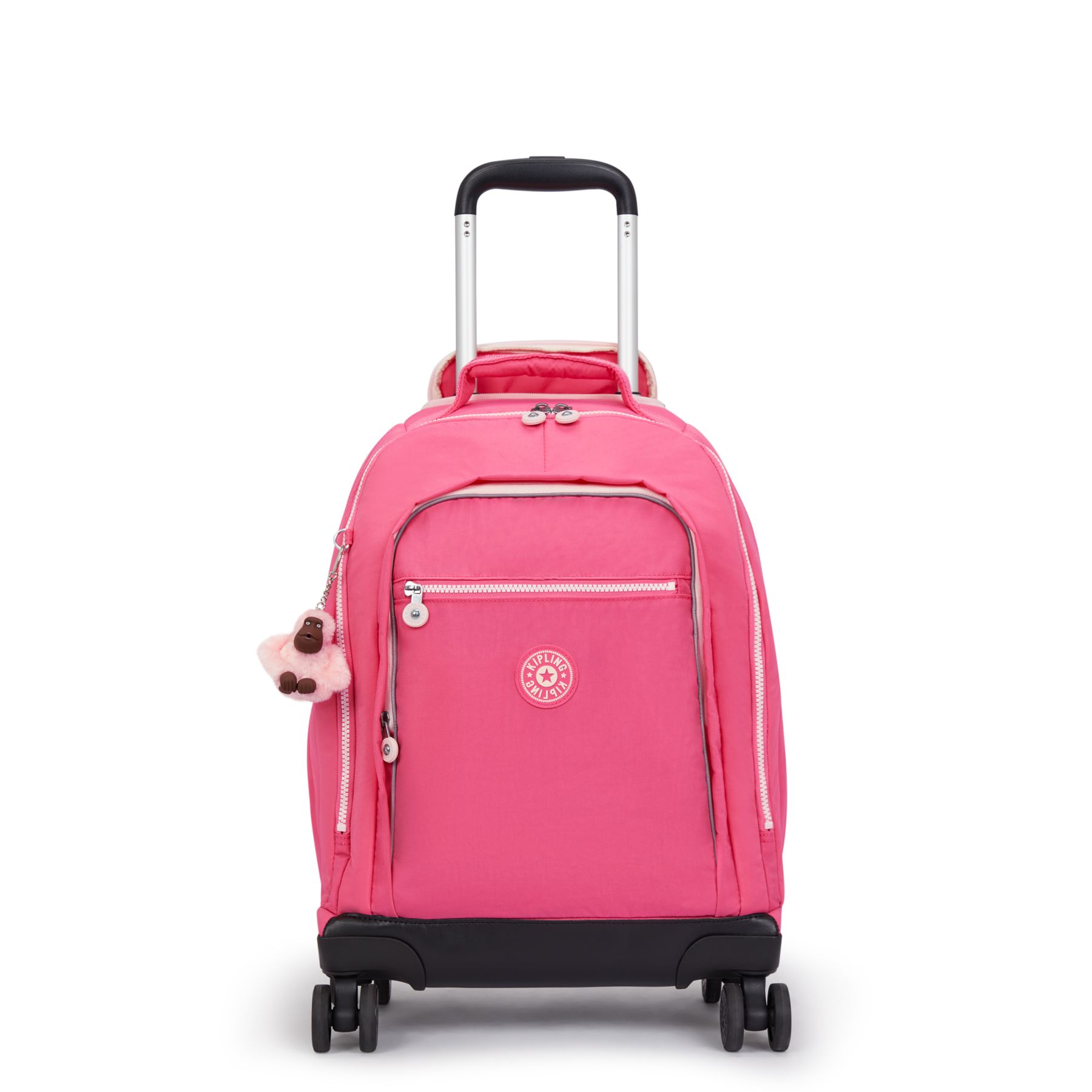 NEW ZEA Grand sac à dos à roulettes pour enfants avec protection pour ordinateur - Happy Pink Combo