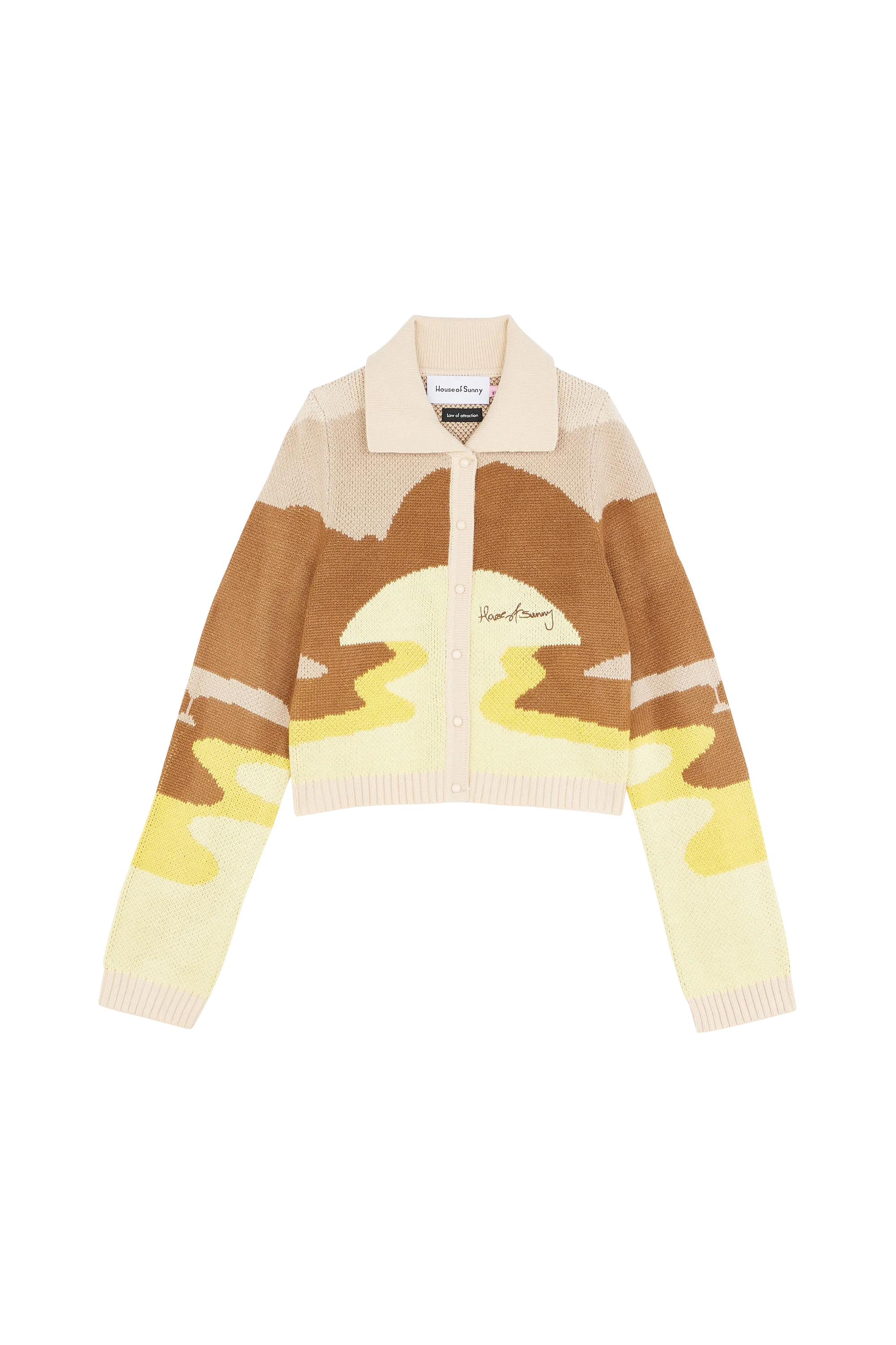 HOUSE OF SUNNY Gilet THE DUNES TRIPPER Multicolore