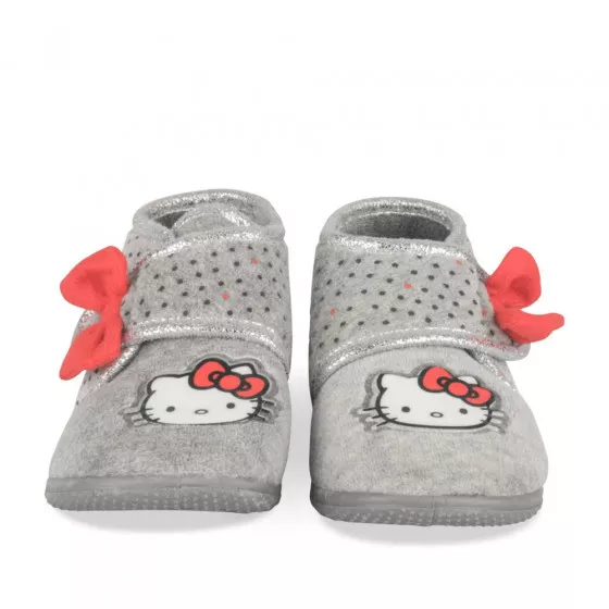 Chaussons GRIS HELLO KITTY