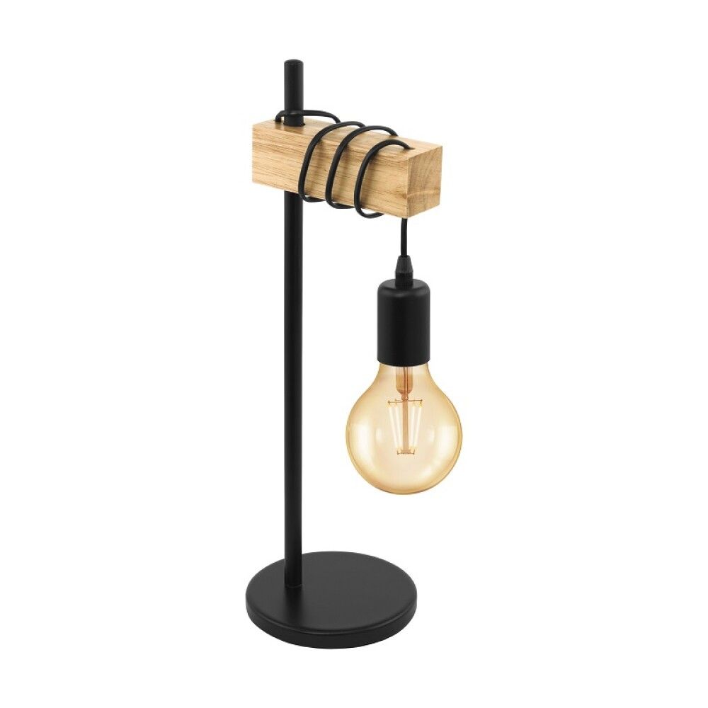 BORDLAMPE EGLO TOWNSHEND EIK/SVART