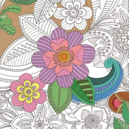 Idena Ausmalposter Meditation ca. 59,4 x 84 cm