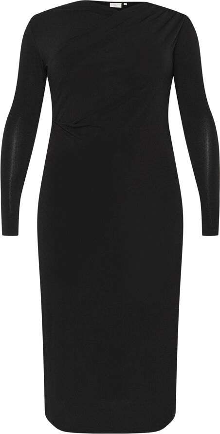 Kaffe Curve KCaidi Jersey Dress Black deep