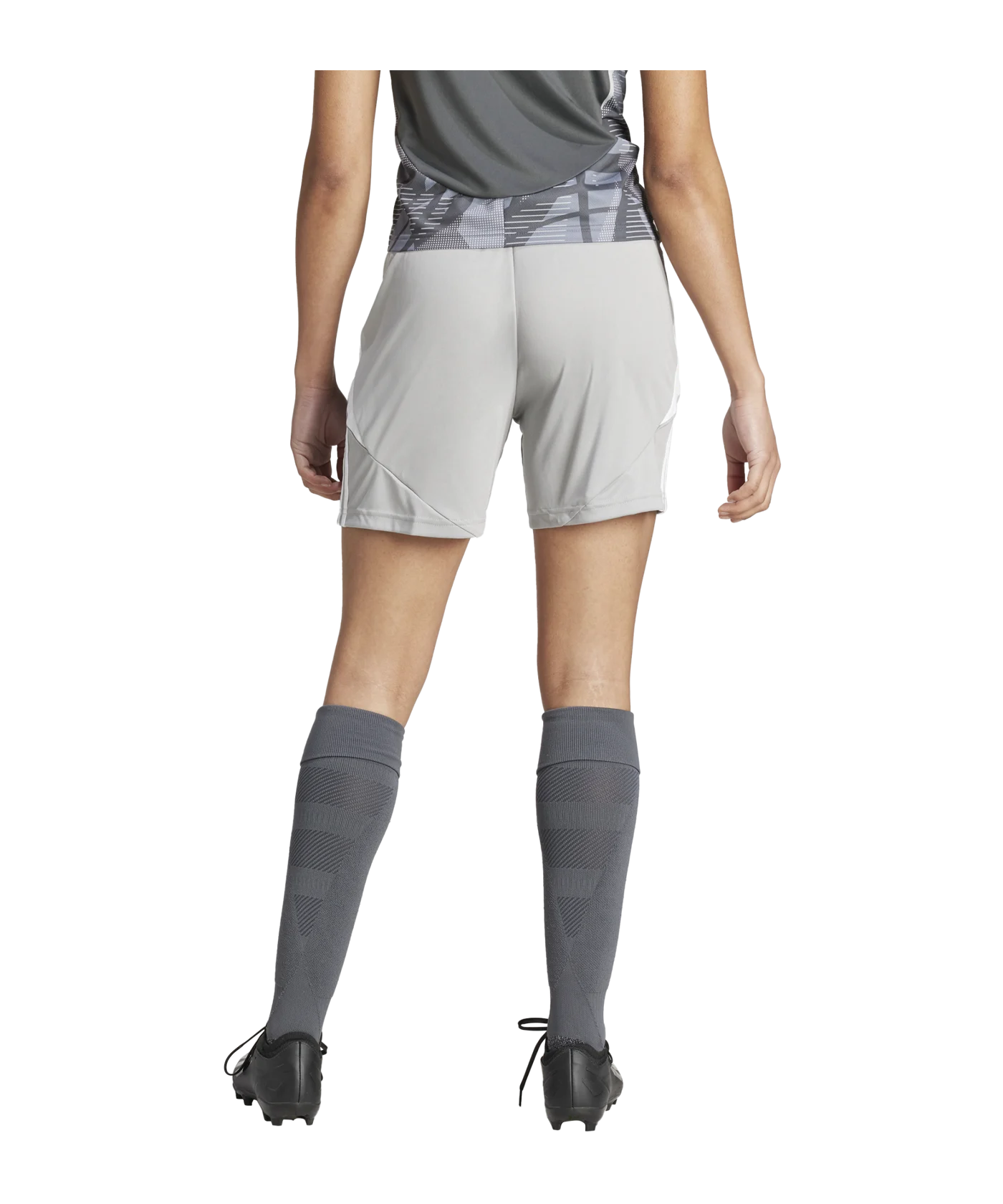 adidas Tiro 24 Short Damen Grau Weiss