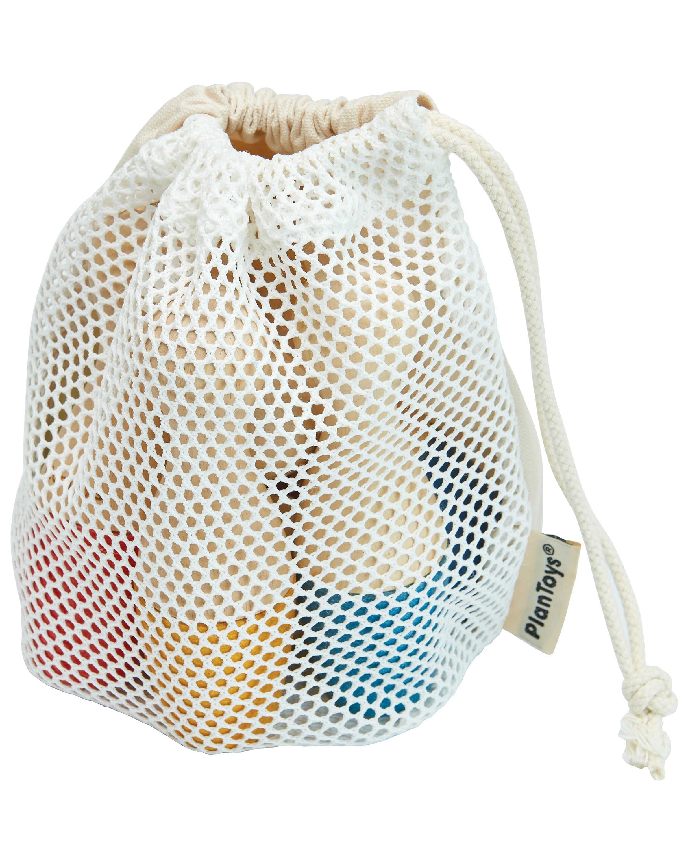 Holz-Bowlingset REGENBOGEN 8-teilig