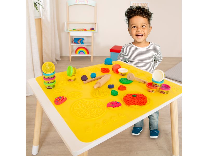 roba Spielset Play-Doh 50 cm x 55 cm Kreatives Spiel-Set mit Knetmasse