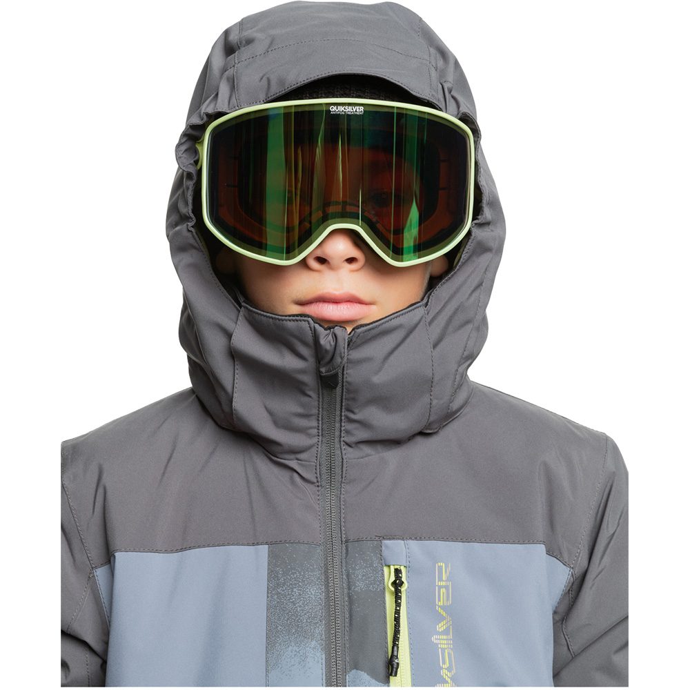 Quiksilver Silvertip Skijacke Jungen flint stone
