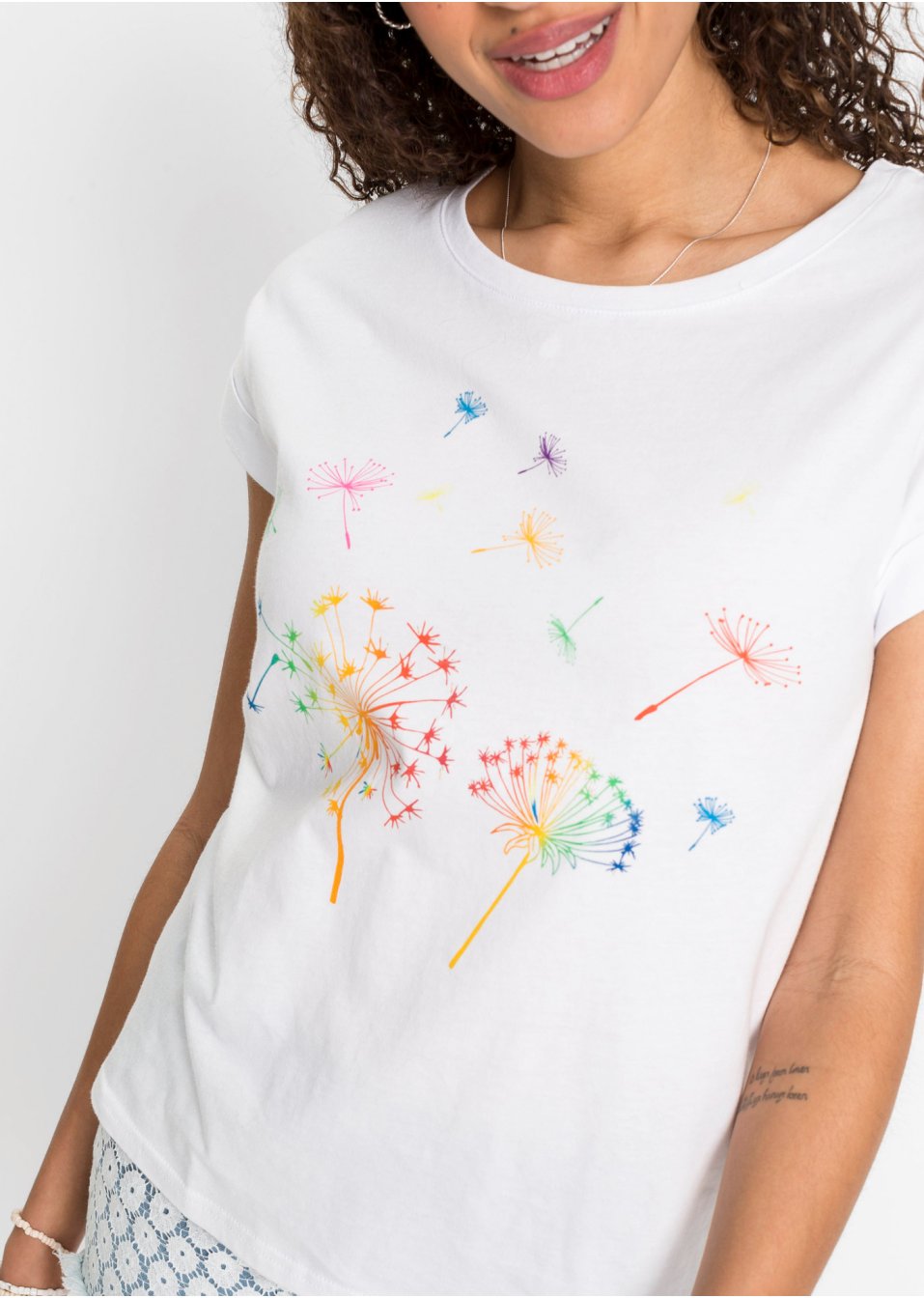 T-shirt à imprimé floral
