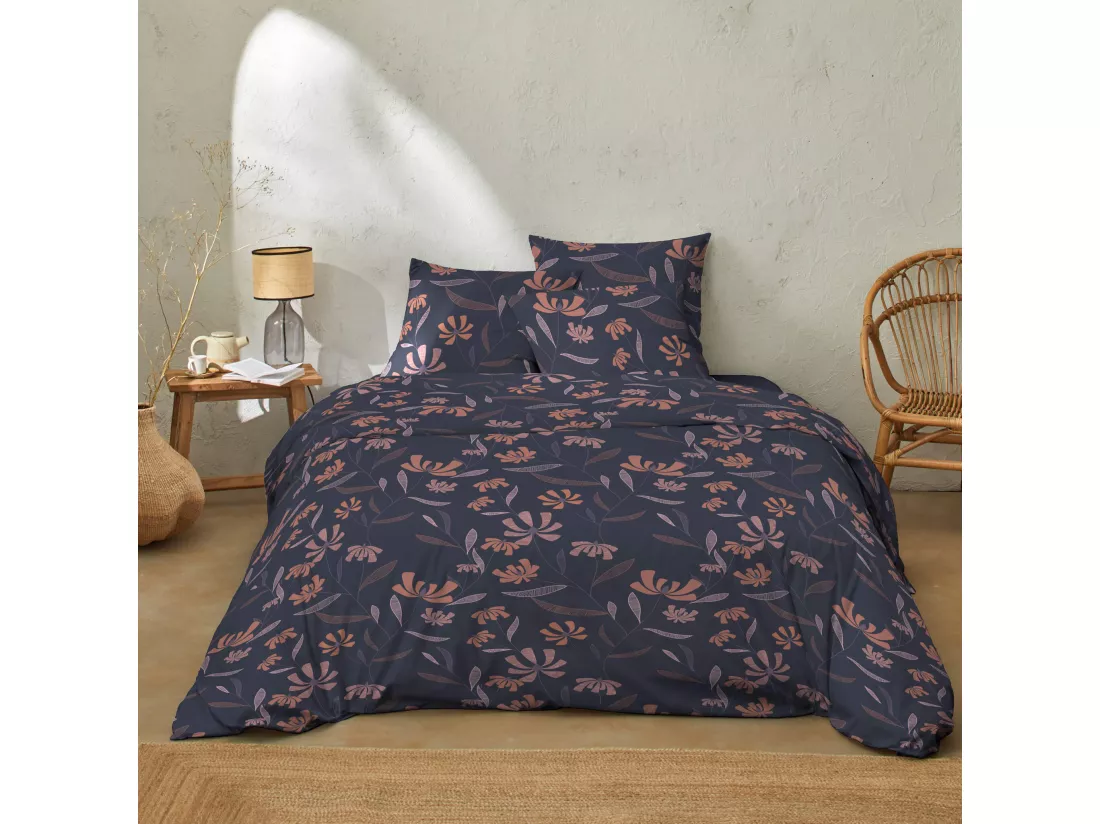 Parure de lit Zaz terracotta 240x220