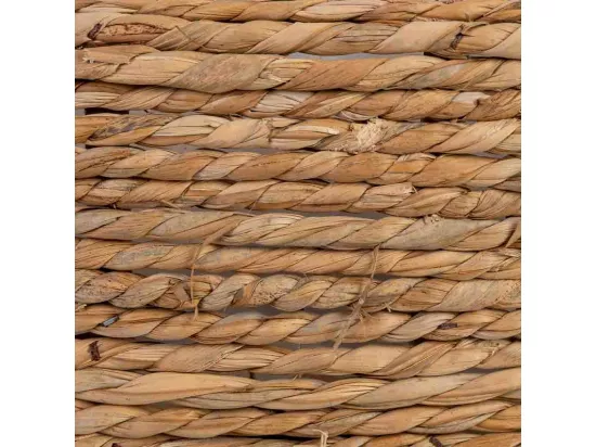 Panier ovale en corde avec anses 31x21x13h cm
