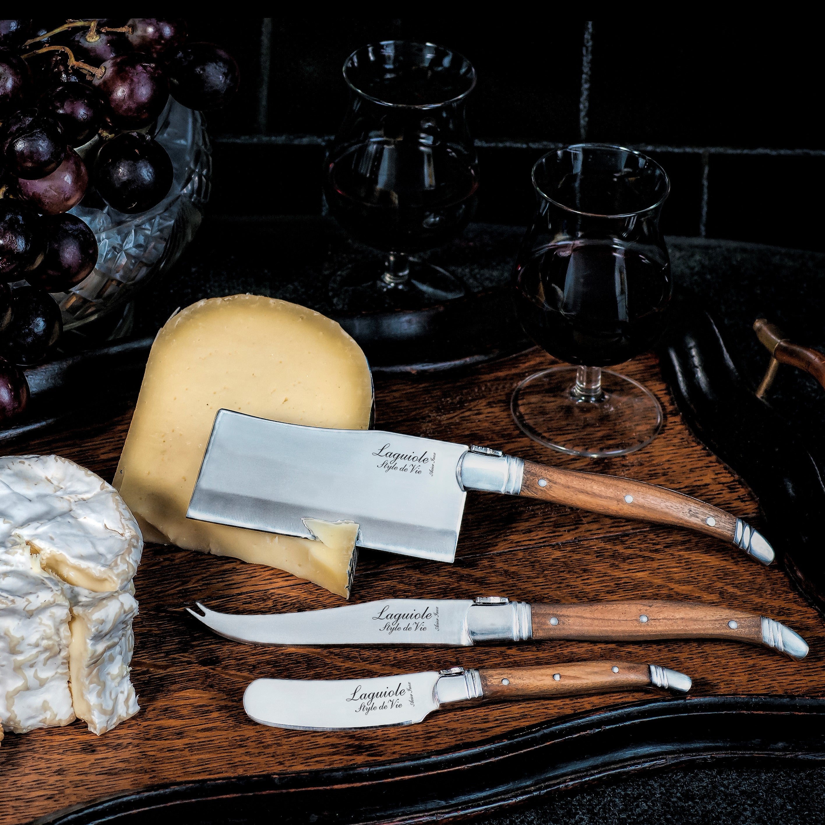 Laguiole Style de Vie Luxury Line Kaasmessenset 3-delig