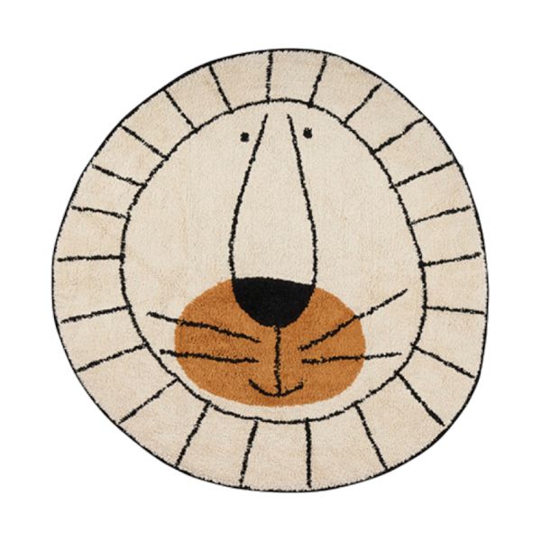 Tapis Petit Lion Vloerkleed Natural 100 x 100 cm