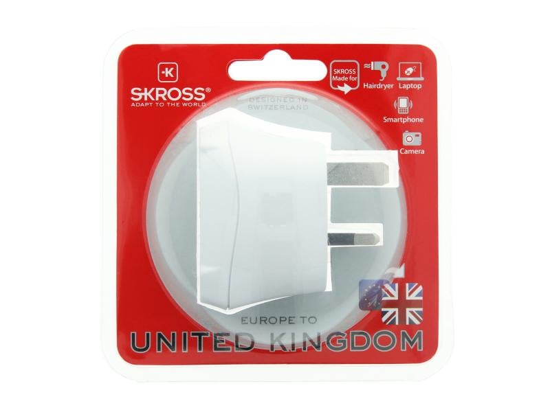 SKROSS Reiseadapter World EU - UK Reiseadapter Europa - Grossbritannien