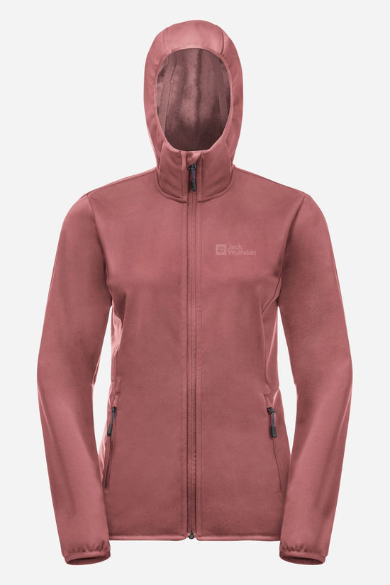 Jack Wolfskin Jack Wolfskin Windhain Hoody Softshell Jas Dames