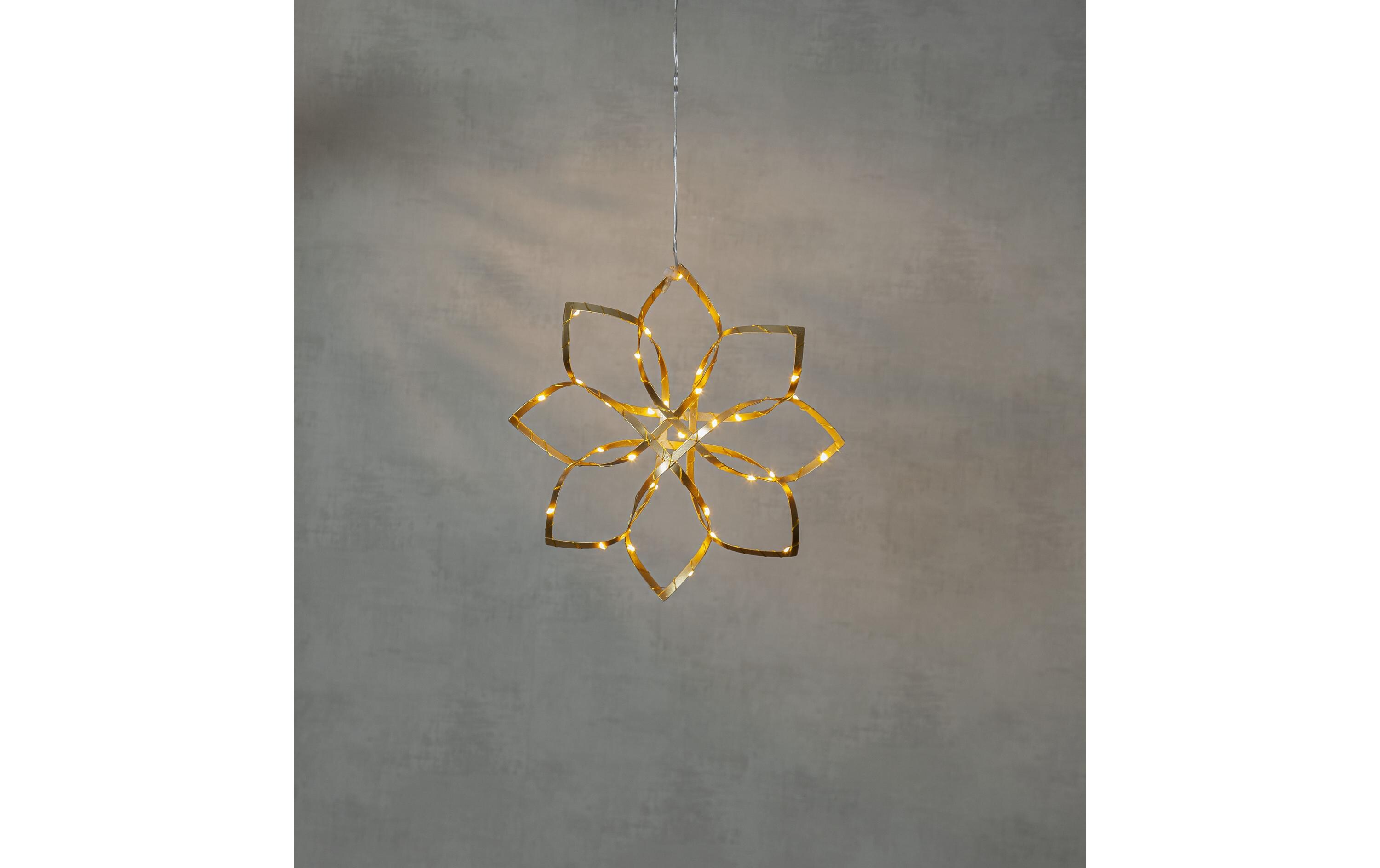 Hänger Dekoration Amaze, 36 LEDs, 30 cm, GoldLED Dekoration