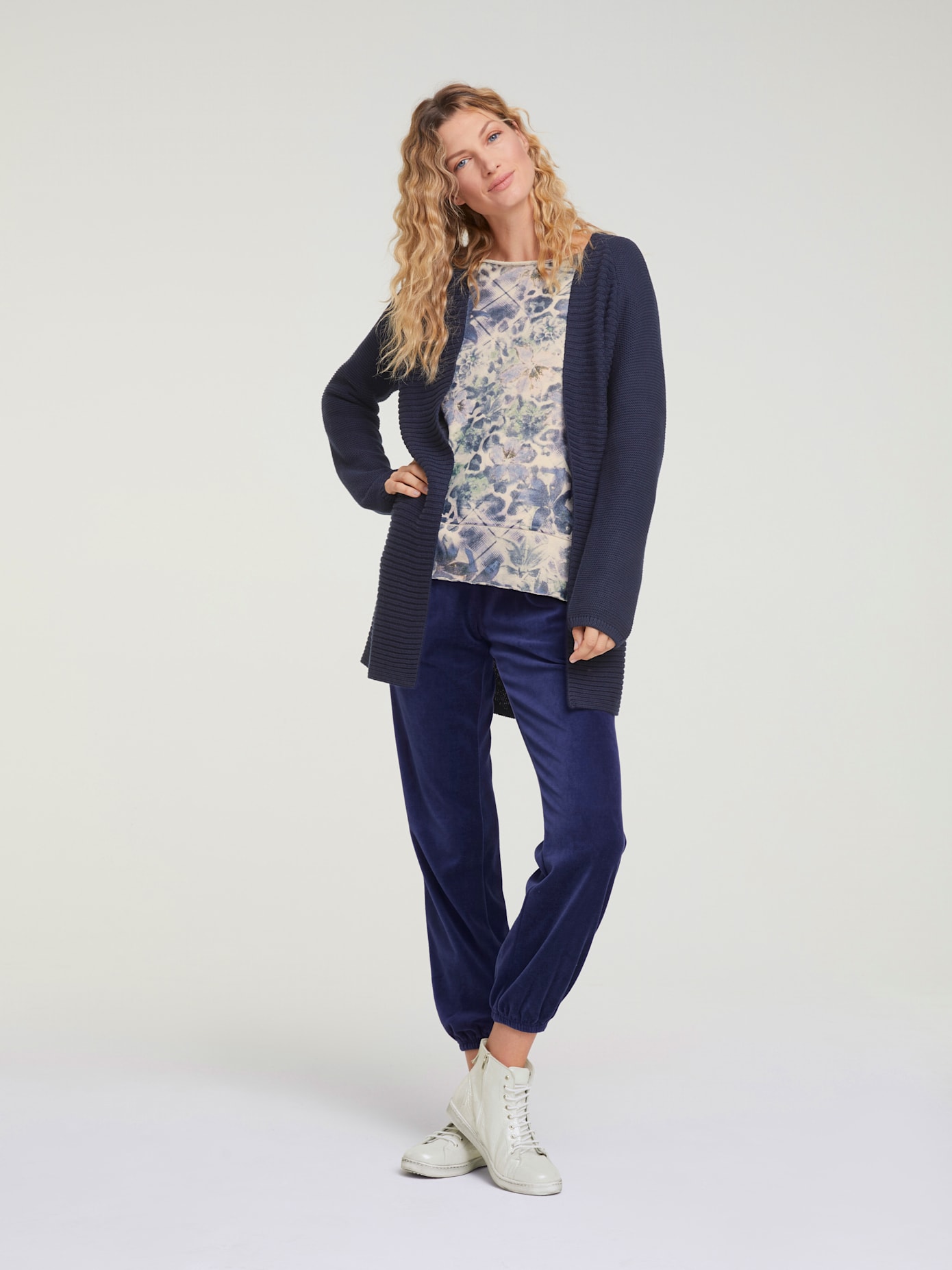 Veste en tricot style cardigan