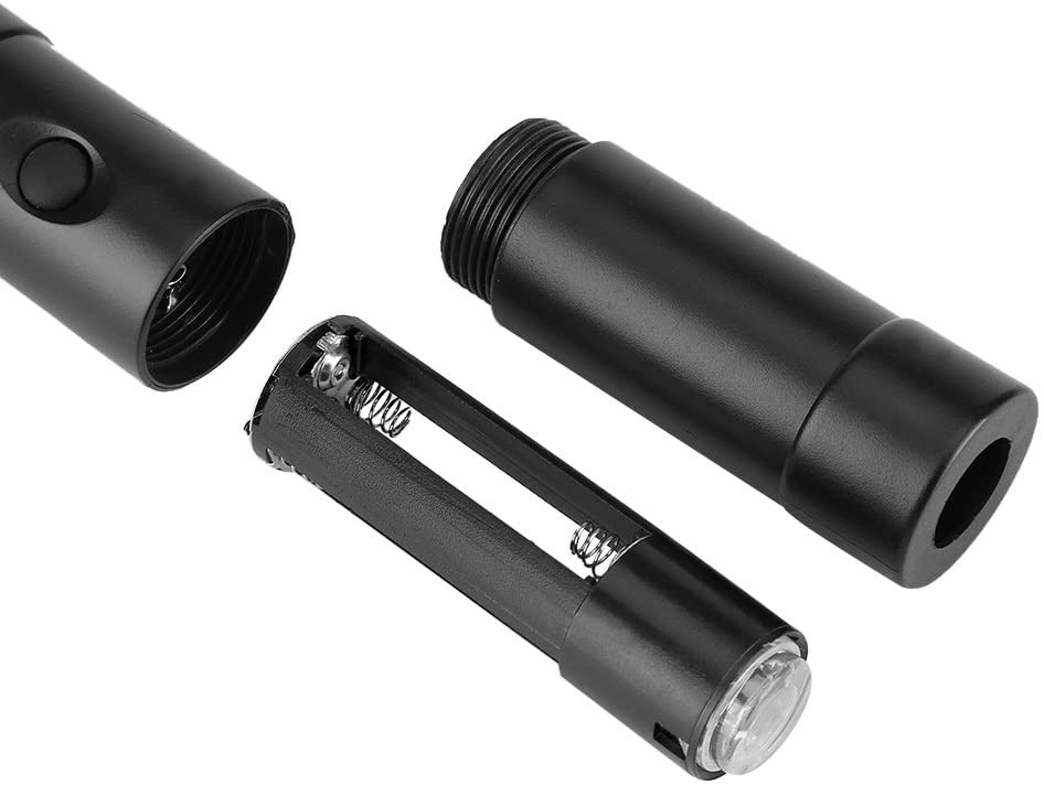 (Ø105cm) LED Regenschirm Fashion Schirm mit 7 Beleuchtungs Modi   Handschlaufe (Batteriebetrieben) - Schwarz