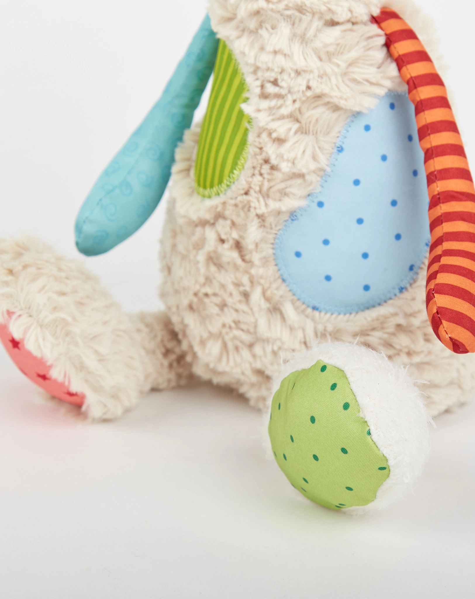 Patchwork Kuscheltier KATZE in bunt