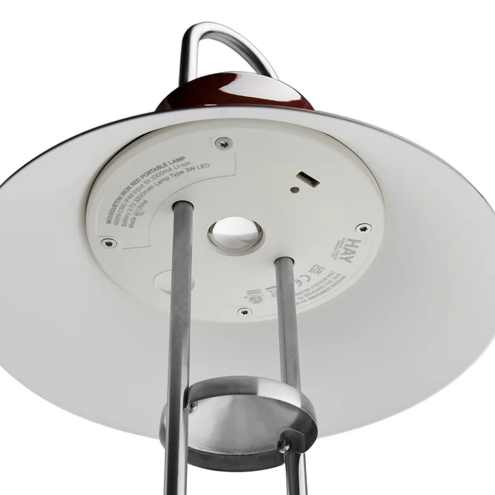 HAY - Mousqueton LED Leuchte, Edelstahl gebürstet
